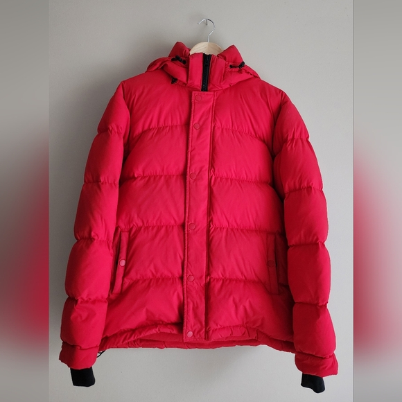 Red TNA Superpuff jacket Size XS - Picture 1 of 3